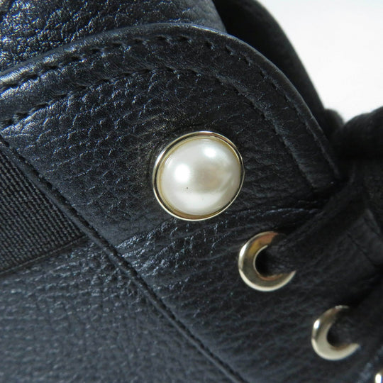 CHANEL Ankle boots G38514 Main: Leather black Women 37 Used Authentic