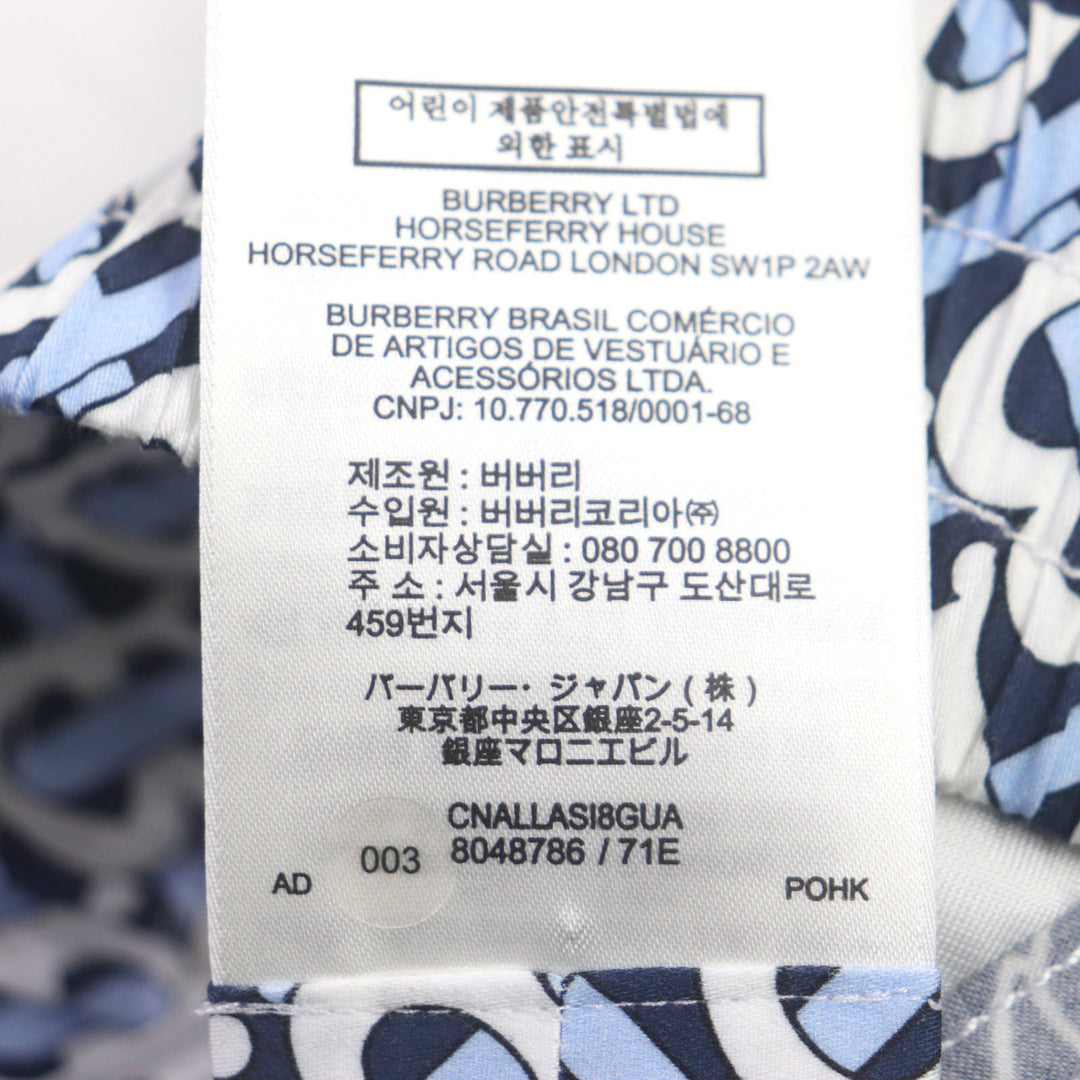 BURBERRY Shorts 8048786 Main: 100% cotton Blue white mens 44 Used Authentic