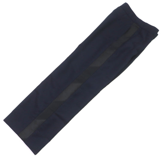 BURBERRY slacks 8040278 Outer: 60% mohair, Outer: 40% wool, Lining: 93% cupra, Lining: 7% elastane, Part: 100% cotton Navy mens 38 Used Authentic