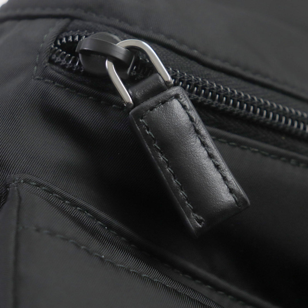 PRADA Shoulder Bag 2VH174 Main: Nylon, Part: Leather black mens Used Authentic
