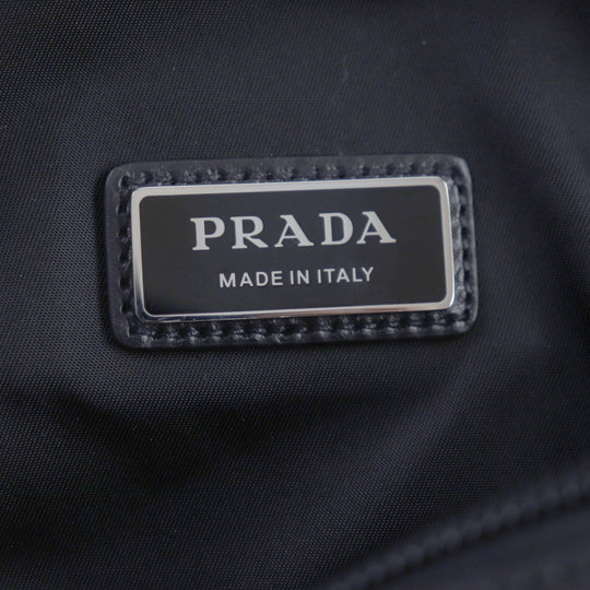 PRADA Shoulder Bag 2VH174 Main: Nylon, Part: Leather black mens Used Authentic