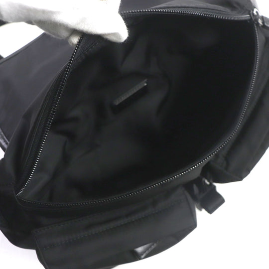PRADA Shoulder Bag 2VH174 Main: Nylon, Part: Leather black mens Used Authentic