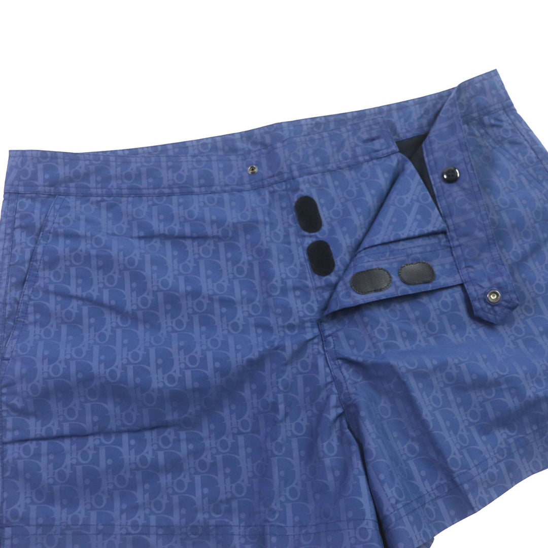 Dior HOMME Shorts 293B102AB041 Outer material: 100% polyester, part: 100% polyester, part: 100% urethane Navy Oblique mens XL Used Authentic
