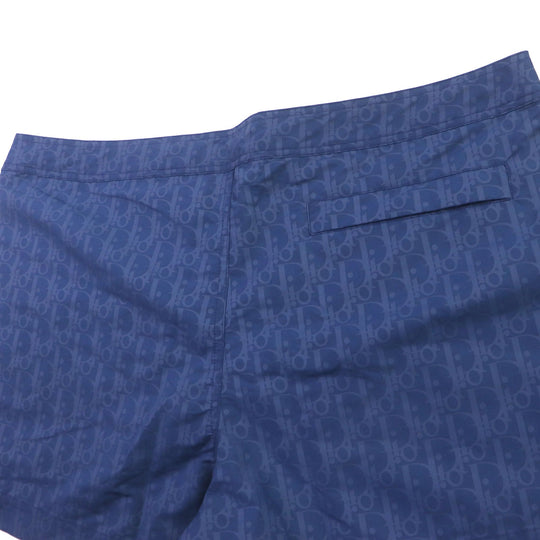 Dior HOMME Shorts 293B102AB041 Outer material: 100% polyester, part: 100% polyester, part: 100% urethane Navy Oblique mens XL Used Authentic