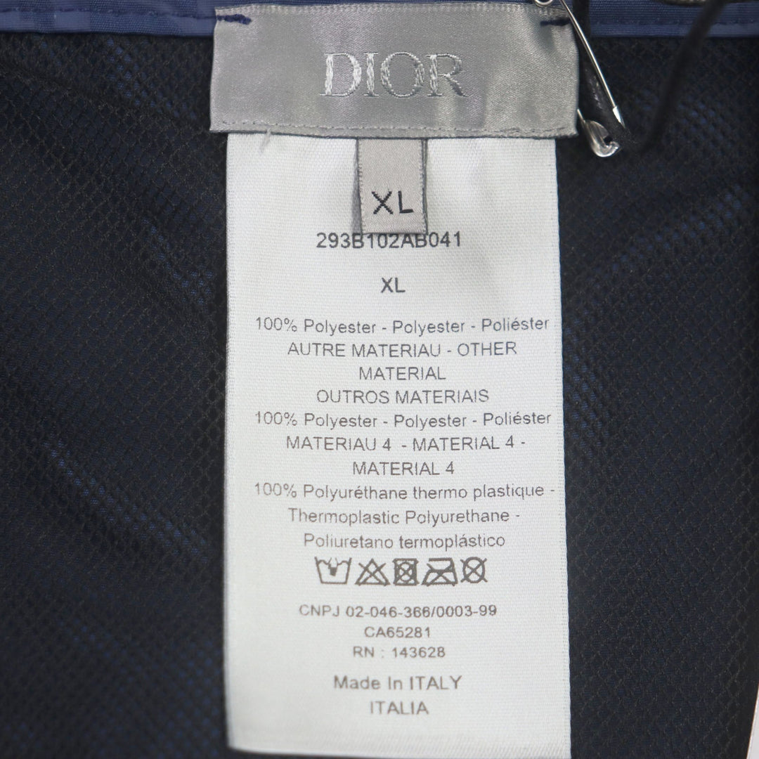 Dior HOMME Shorts 293B102AB041 Outer material: 100% polyester, part: 100% polyester, part: 100% urethane Navy Oblique mens XL Used Authentic