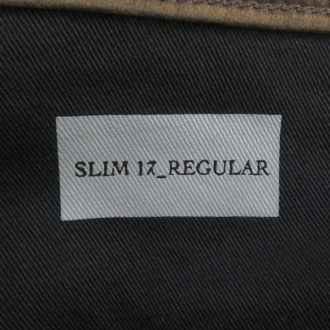 Dior HOMME Pants 193D011EY509 Main: 98% cotton, Main: 2% polyurethane, Part: 100% polyester, Part: 100% rayon, Leather part: cowhide Brown mens 32 Used Authentic