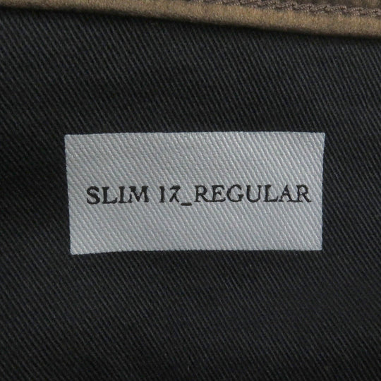 Dior HOMME Pants 193D011EY509 Main: 98% cotton, Main: 2% polyurethane, Part: 100% polyester, Part: 100% rayon, Leather part: cowhide Brown mens 32 Used Authentic