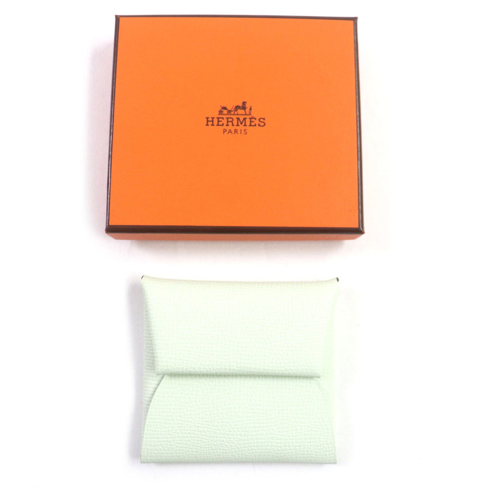 HERMES Coin case Main�FEpsom Veil Fizz Veil Yucca Bastia Verso mens Used Authentic