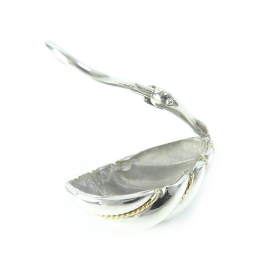 TIFFANY&Co. Earring Main: SV925, Part: 750 Silver gold Women Used Authentic