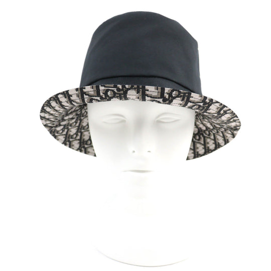 Christian Dior hat 95TDD923A130 Main: 53% polyester, 42% cotton, 5% polyurethane, Lining: 53% polyester, Lining: 42% cotton black TEDDY-D Women 58 Used Authentic