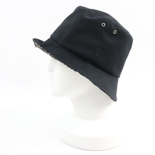 Christian Dior hat 95TDD923A130 Main: 53% polyester, 42% cotton, 5% polyurethane, Lining: 53% polyester, Lining: 42% cotton black TEDDY-D Women 58 Used Authentic