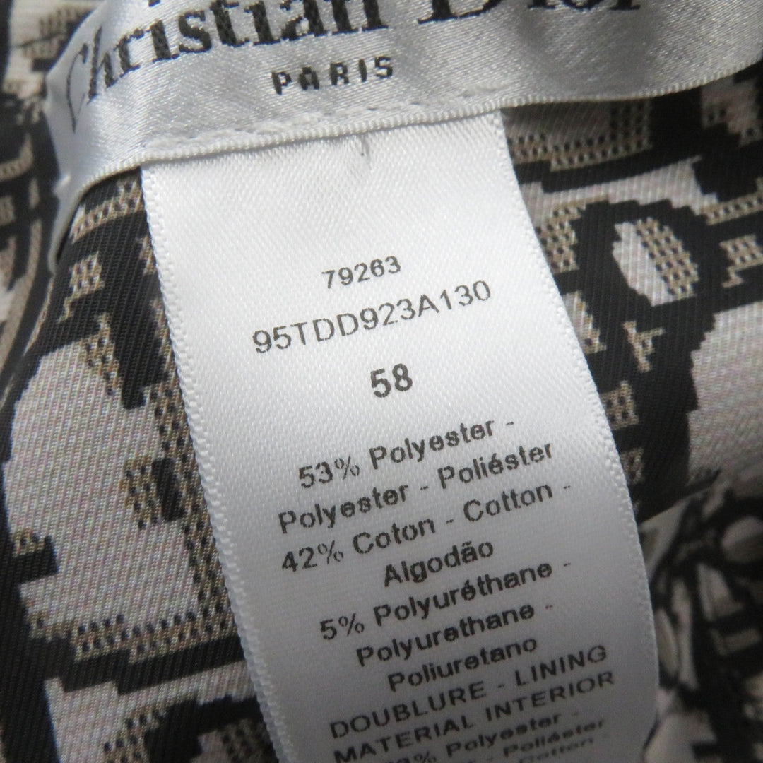 Christian Dior hat 95TDD923A130 Main: 53% polyester, 42% cotton, 5% polyurethane, Lining: 53% polyester, Lining: 42% cotton black TEDDY-D Women 58 Used Authentic