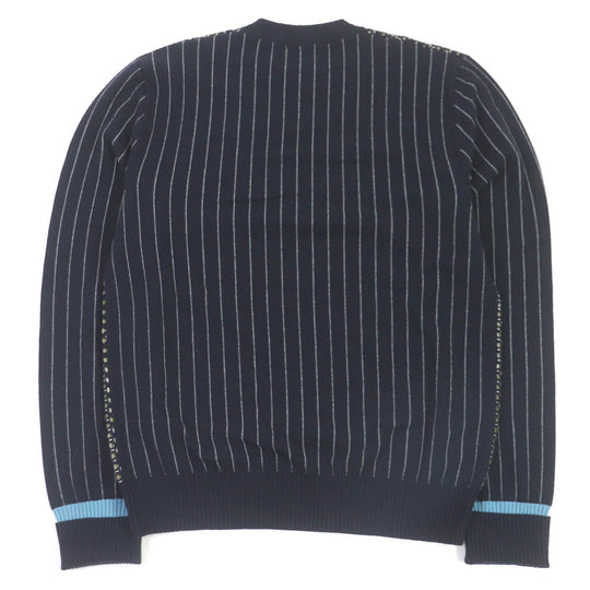 HERMES sweater Main: 100% wool Marin mens L Used Authentic