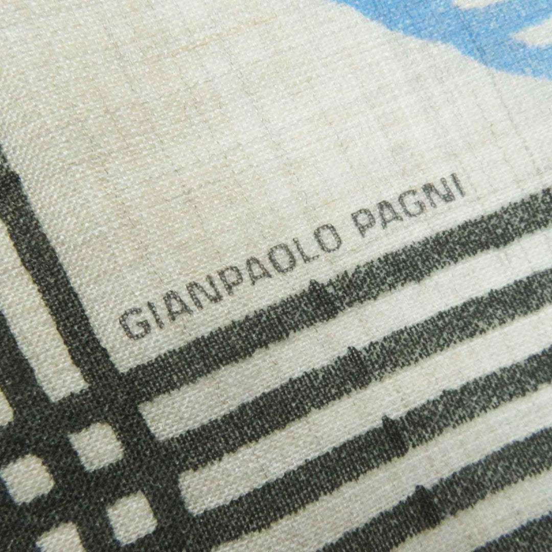 HERMES Stall Main: 100% cashmere Beige multi Les Rubans d'Hermes Hermes ribbons Women Used Authentic