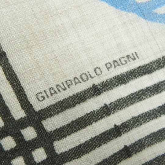 HERMES Stall Main: 100% cashmere Beige multi Les Rubans d'Hermes Hermes ribbons Women Used Authentic