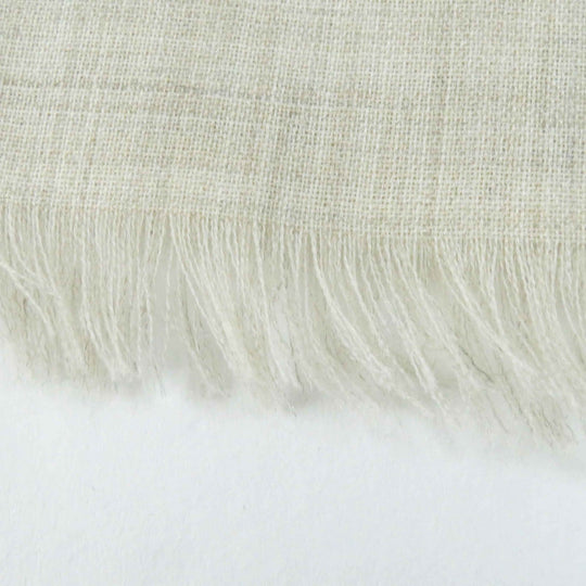 HERMES Stall Main: 100% cashmere Beige multi Les Rubans d'Hermes Hermes ribbons Women Used Authentic