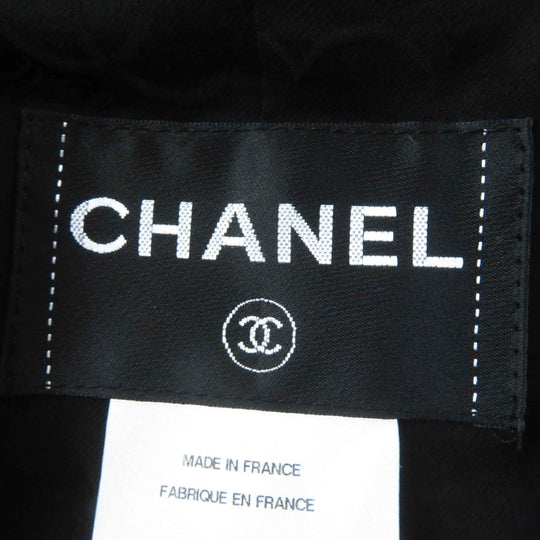 CHANEL setup Ｐ42616/Ｐ42872 wool black 36/34