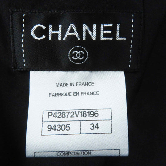 CHANEL setup Ｐ42616/Ｐ42872 wool black 36/34