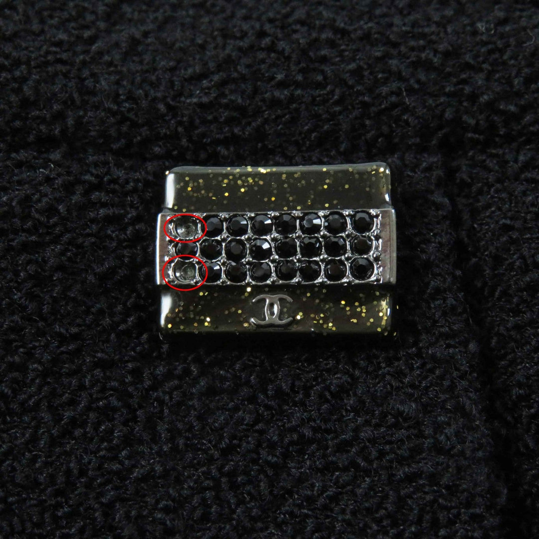 CHANEL setup Ｐ42616/Ｐ42872 wool black 36/34