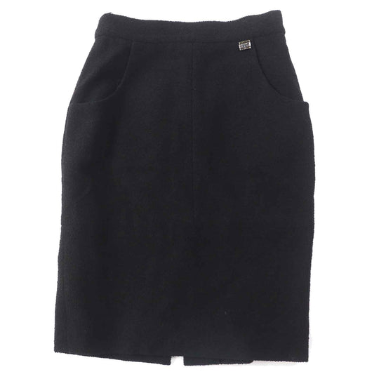 CHANEL setup Ｐ42616/Ｐ42872 wool black 36/34