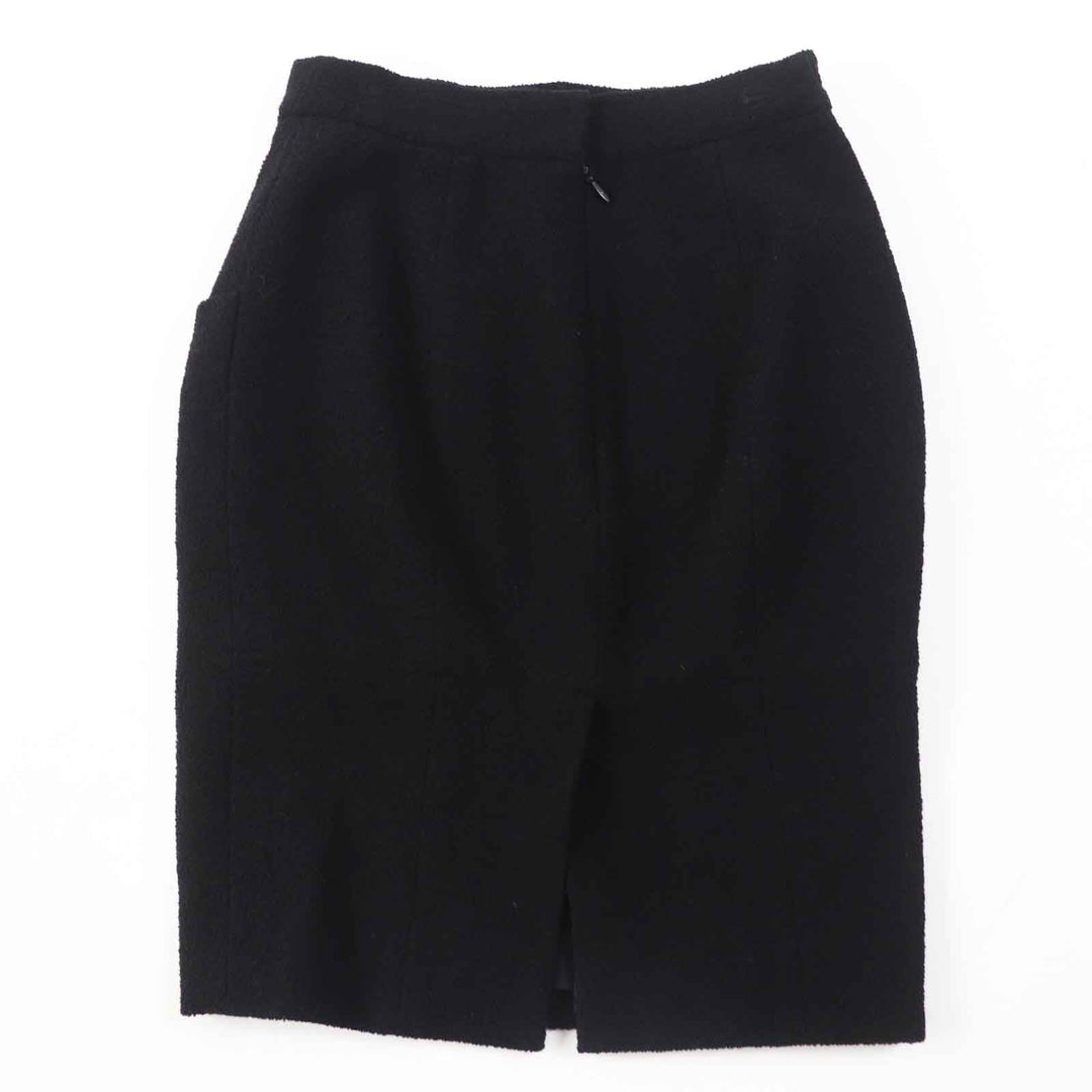 CHANEL setup Ｐ42616/Ｐ42872 wool black 36/34