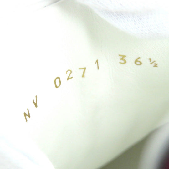 LOUIS VUITTON Low cut sneakers Main: Leather White pink Timeout line Women 36 1/2 Used Authentic