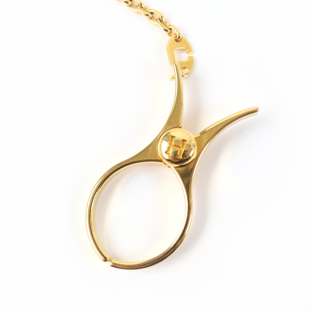 HERMES Other accessories Gold Plated gold Filou Women Used Authentic