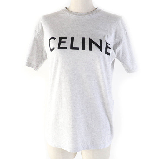 CELINE Short sleeve T-shirt 2X764501F Main: 100% cotton gray Women XS Used Authentic
