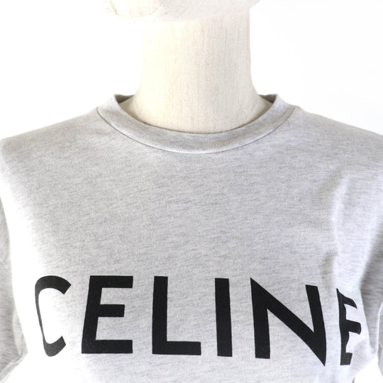 CELINE Short sleeve T-shirt 2X764501F Main: 100% cotton gray Women XS Used Authentic