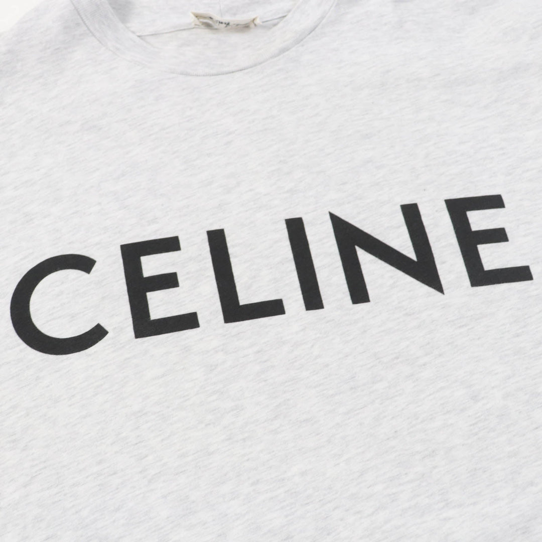 CELINE Short sleeve T-shirt 2X764501F Main: 100% cotton gray Women XS Used Authentic