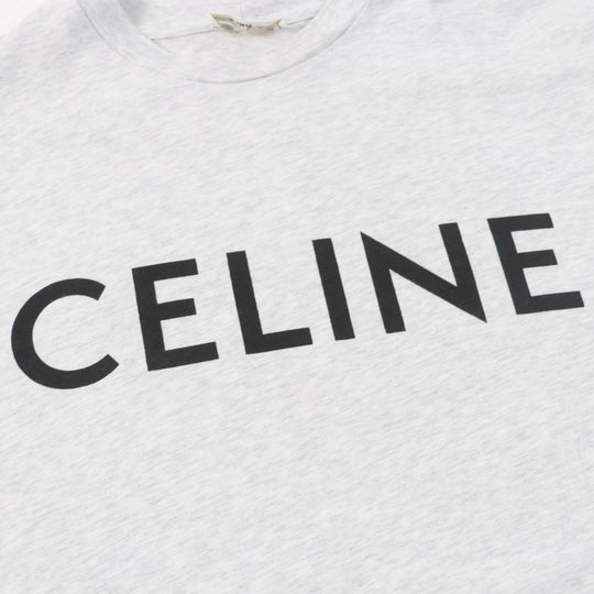 CELINE Short sleeve T-shirt 2X764501F Main: 100% cotton gray Women XS Used Authentic