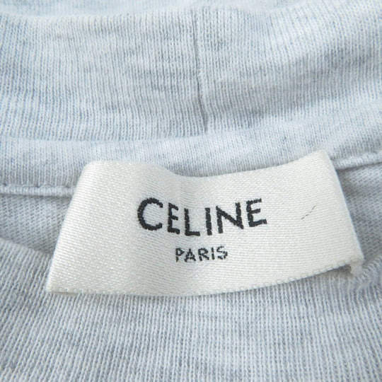 CELINE Short sleeve T-shirt 2X764501F Main: 100% cotton gray Women XS Used Authentic