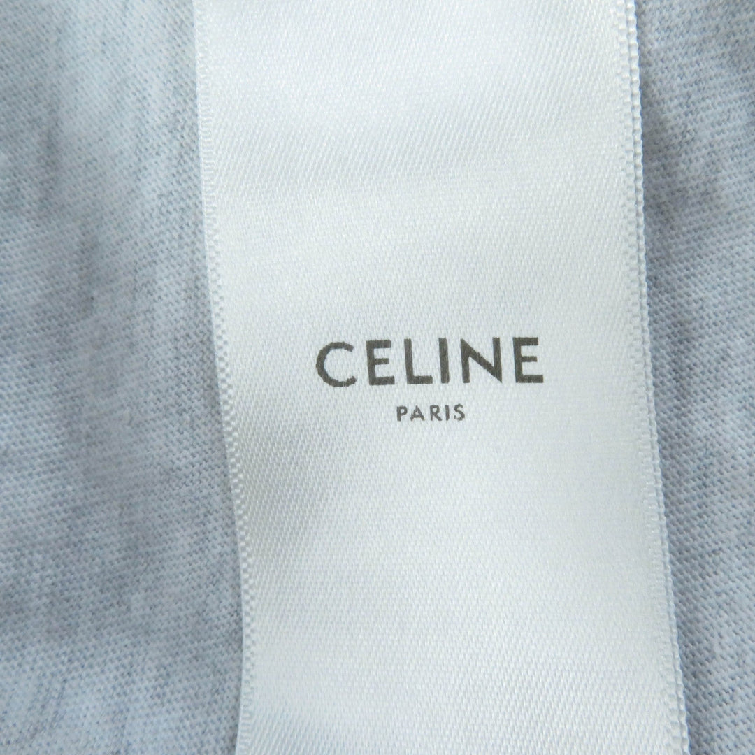 CELINE Short sleeve T-shirt 2X764501F Main: 100% cotton gray Women XS Used Authentic