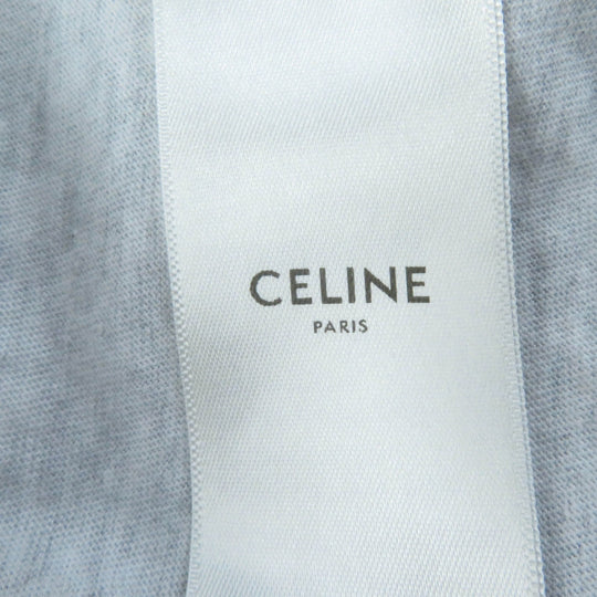 CELINE Short sleeve T-shirt 2X764501F Main: 100% cotton gray Women XS Used Authentic