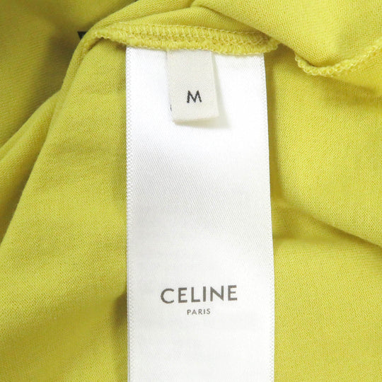CELINE Short sleeve T-shirt 2X681501X Main: 100% cotton yellow mens M Used Authentic