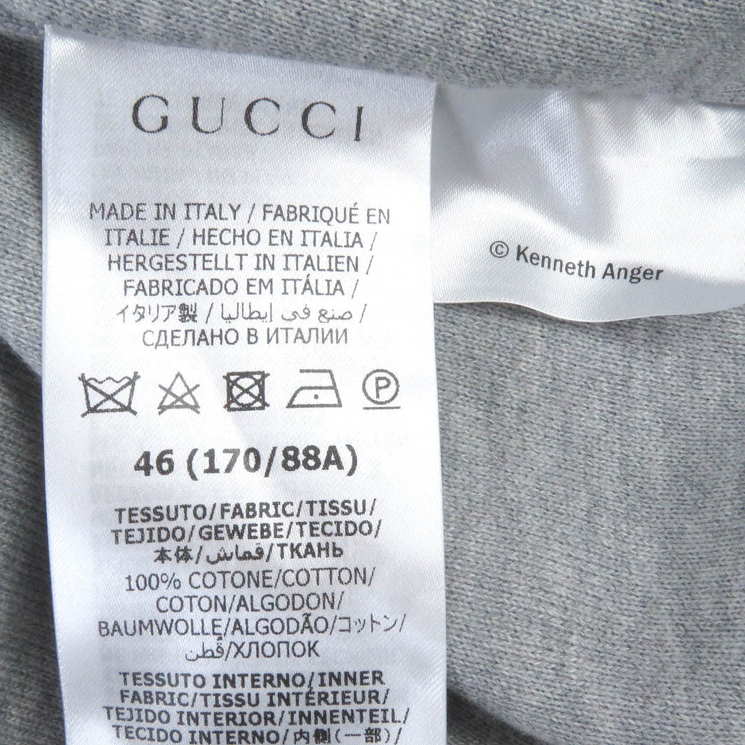 GUCCI Denim Jacket 697042 Main: 100% cotton, Part: 100% polyester Indigo blue mens 46 Used Authentic