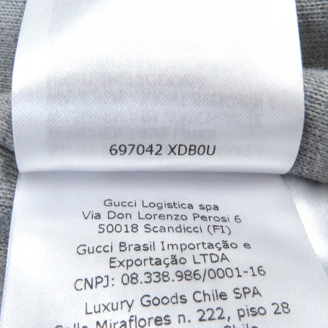 GUCCI Denim Jacket 697042 Main: 100% cotton, Part: 100% polyester Indigo blue mens 46 Used Authentic