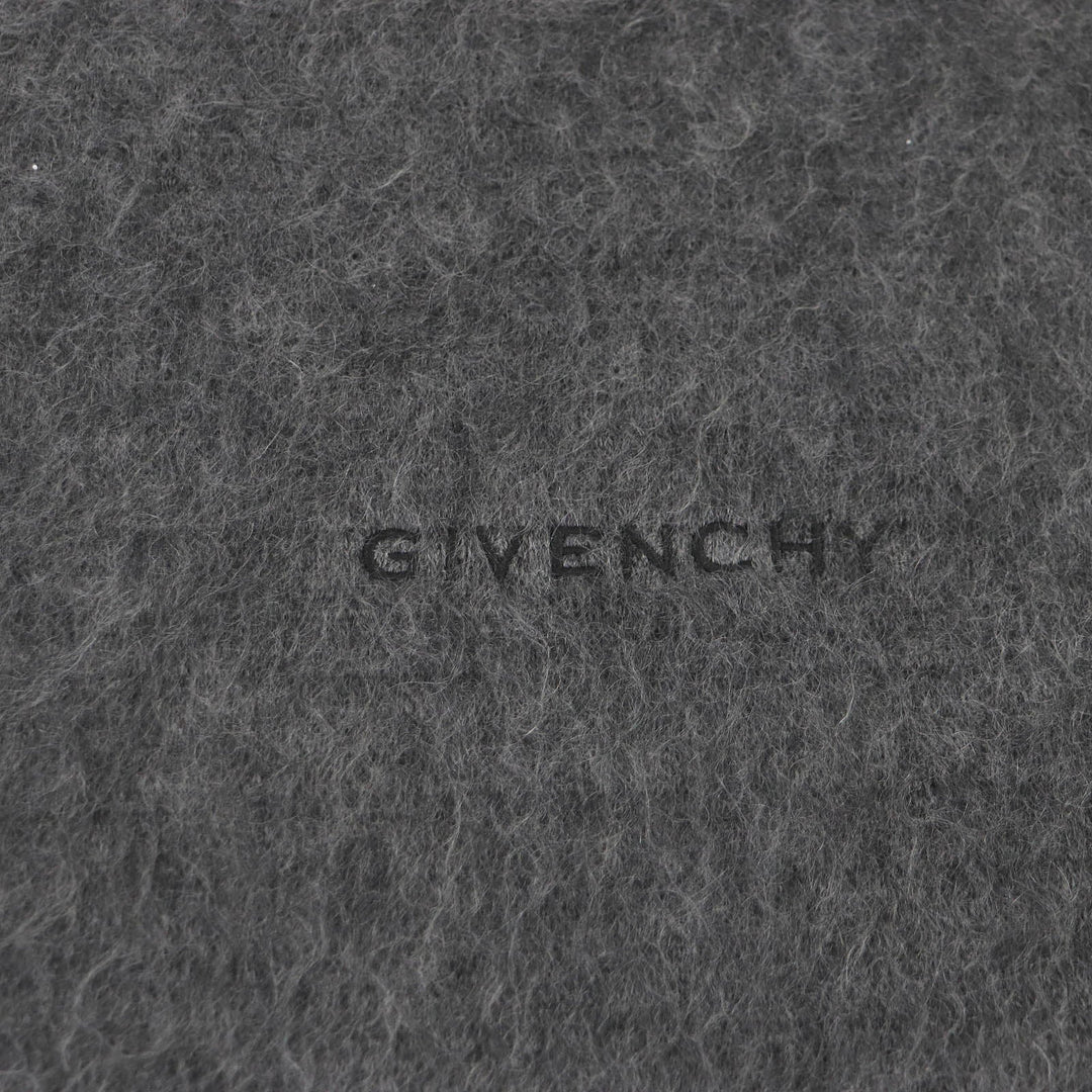 GIVENCHY knit BM90H04Y9D Main: 33% mohair, 33% wool, 27% nylon, 7% rayon gray mens S Used Authentic