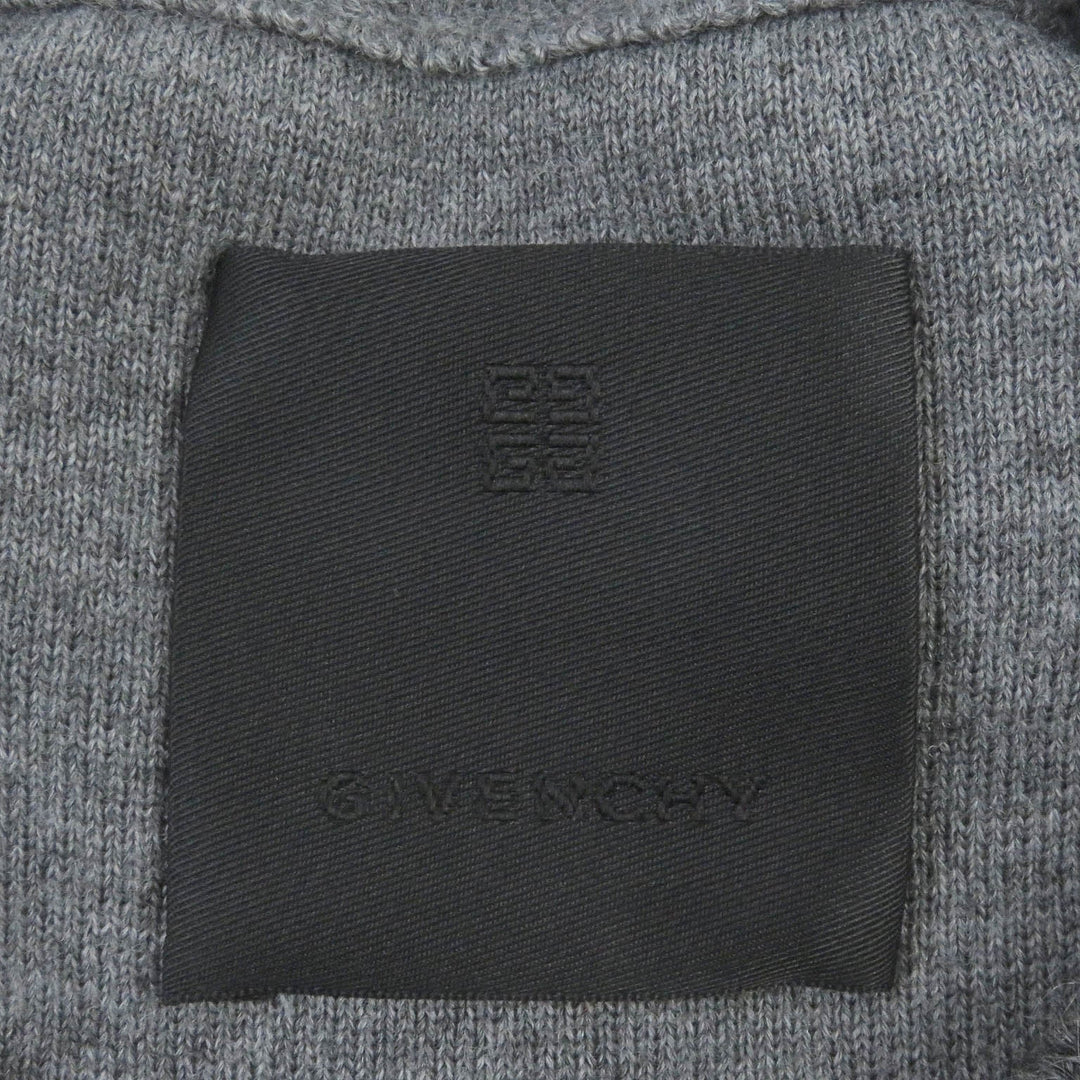 GIVENCHY knit BM90H04Y9D Main: 33% mohair, 33% wool, 27% nylon, 7% rayon gray mens S Used Authentic