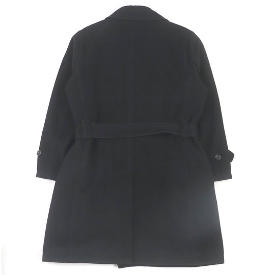 ARMANI COLLEZIONI Chester coat Angora black mens 48 Used Authentic