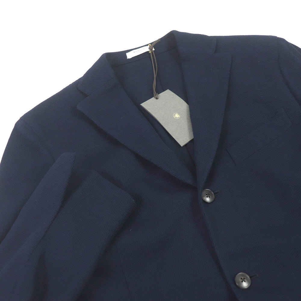 BOGLIOLI tailored jacket Outer: 100% cotton, Lining: 69% acetate, Lining: 31% cupra, Part: 100% cupra Navy mens 50 Used Authentic