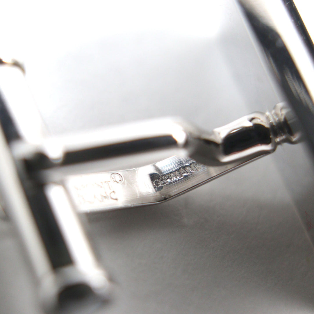 MONTBLANC cuffs Main: SV925, Part: Onyx Silver black mens Used Authentic