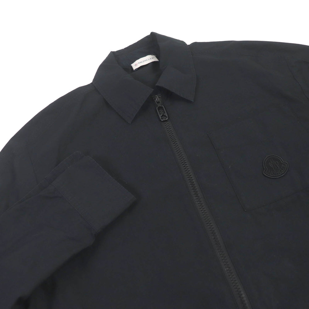 MONCLER Swing top Main: 100% cotton black SHIRT mens 38 Used Authentic
