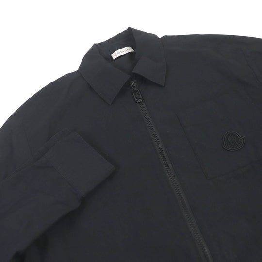 MONCLER Swing top Main: 100% cotton black SHIRT mens 38 Used Authentic