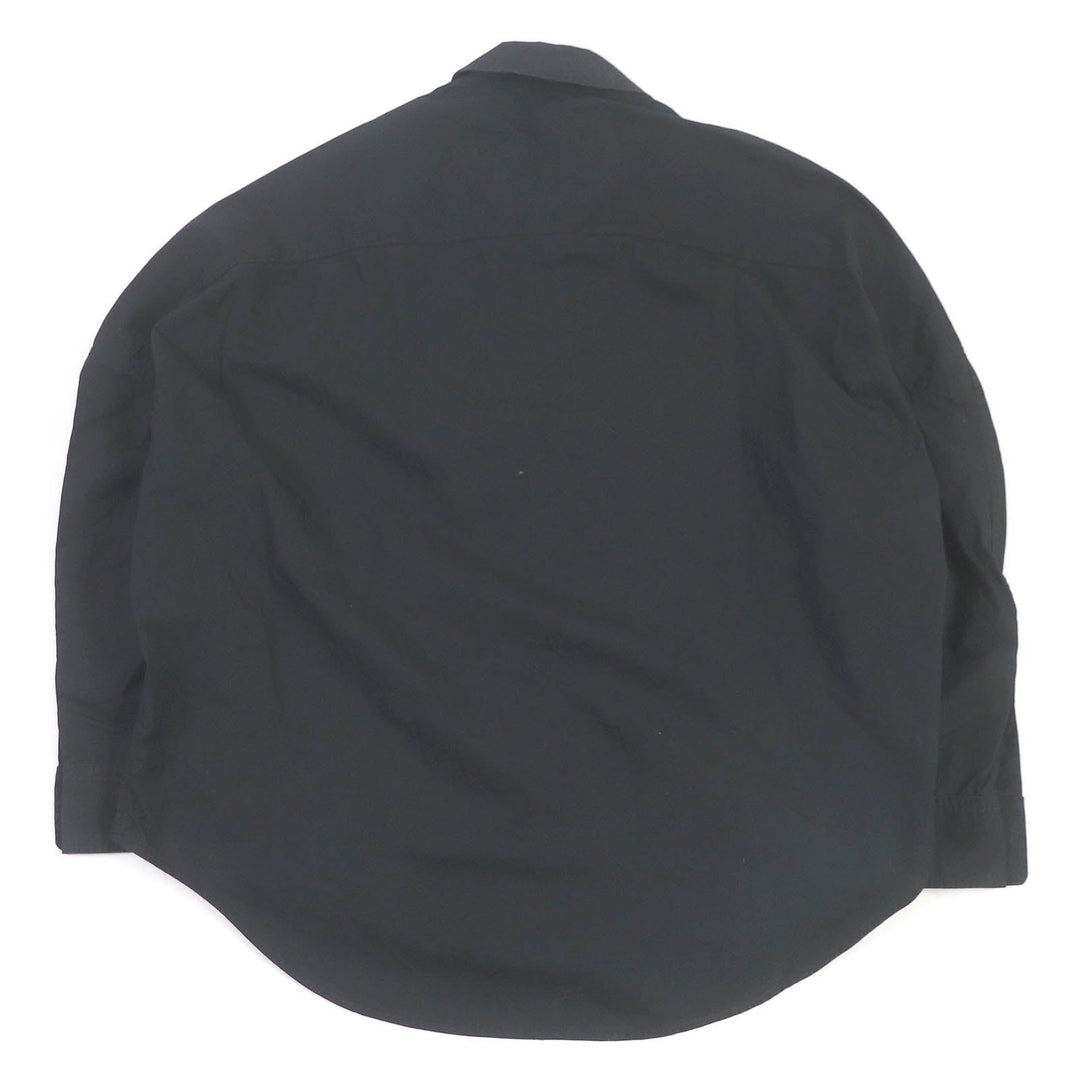 MONCLER Swing top Main: 100% cotton black SHIRT mens 38 Used Authentic
