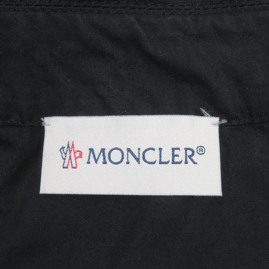MONCLER Swing top Main: 100% cotton black SHIRT mens 38 Used Authentic