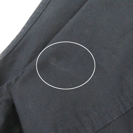 MONCLER Swing top Main: 100% cotton black SHIRT mens 38 Used Authentic