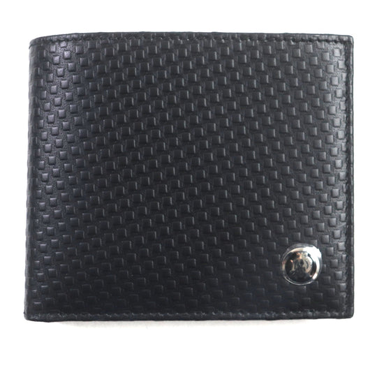 Dunhill Bifold Wallet L2G332A Main: Leather black Micro D-EIGHT mens Used Authentic
