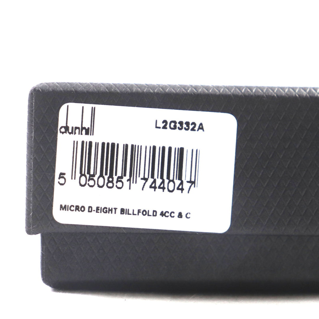 Dunhill Bifold Wallet L2G332A Main: Leather black Micro D-EIGHT mens Used Authentic