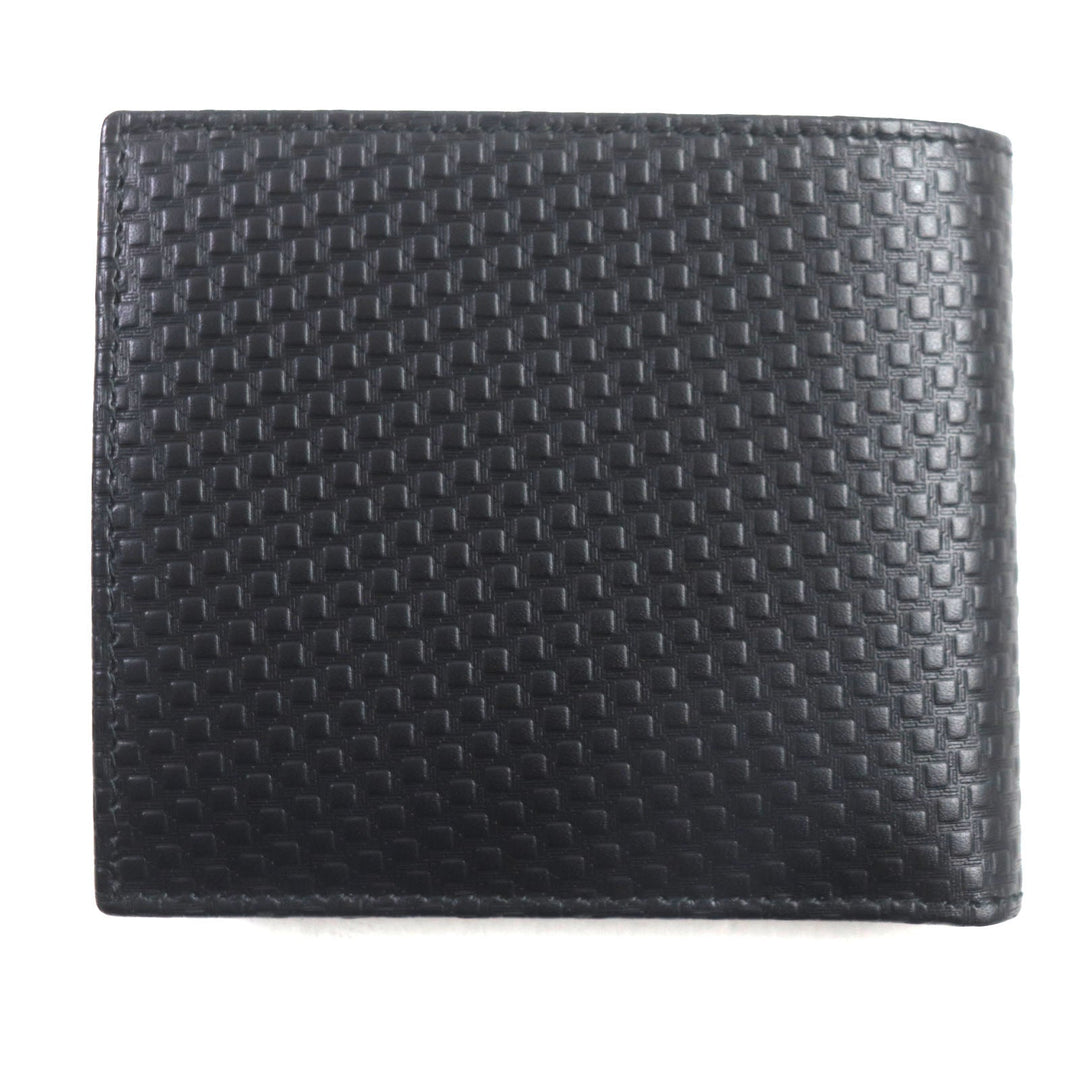 Dunhill Bifold Wallet L2G332A Main: Leather black Micro D-EIGHT mens Used Authentic